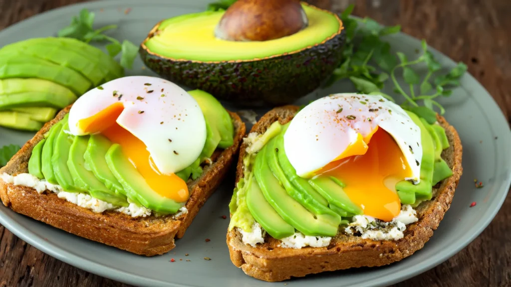 Tostadas integrales con aguacate y huevo pochado.jpg