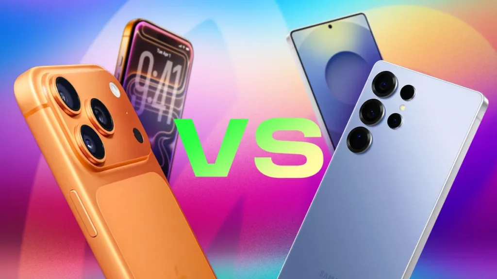 Android vs iOS 2025: ¿Cuál es el mejor sistema operativo móvil? 2 phone 17 pro max vs samsung galaxy s25 ultra