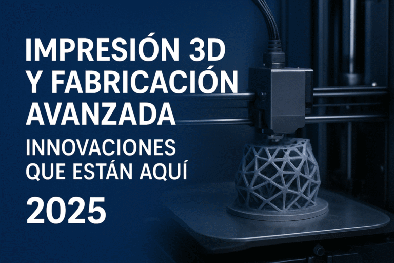 Impresión 3D y fabricación avanzada: innovaciones que transforman la industria 1 Impresión 3D y fabricación avanzada: innovaciones que transforman la industria